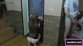 manfart's hottest lesbian sluts suck and fuck anal blissfully