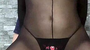 i dominate my pantyhose heels boot friend stepping on his small cock for that creampie payoff... worth it?