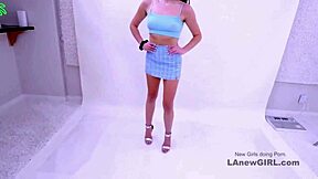 Beautiful Brunette Teen Fucked Hard During Modeling Casting Interview