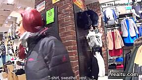 Gorgeous Czech Teased in Mall, Clothes Ripped, POV Pounded Hard