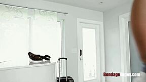 What Happens When Blonde Slave Gets Garage Punishment?