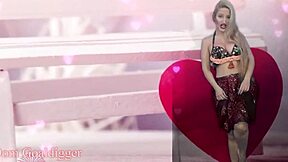 Become My Valentine's Day Slave for Femdom BDSM Jerk Off Instructions Game