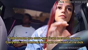 hey driver lady, caught that guy jerking in back?