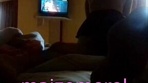 real mexican couple sneaks hotel fuck bent over riding screaming orgasms