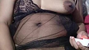 indonesian girl masturbates with eggplant dildo to squirting orgasm