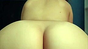 gf's juicy tits tempt sneaky eating out in parents room while kitchen noises distract