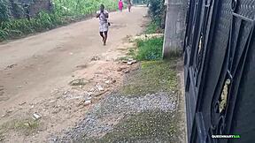 African BBW Fan Fuck Fest From Lagos To Warri Outdoors