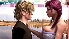 Size Change Growth Comic - Giantess Boobs Tower Over Tiny Guy in Huge Tits Sex