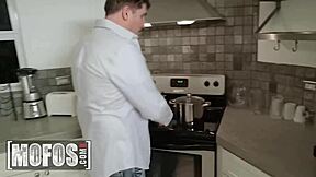 tyler steel sniffs stepmom mandy flores panties from drawer then strokes hard