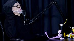 i watched this naughty interview with damiana flower and granny moai full of slutty fun on sheer red lingerie