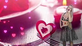 Become My Valentine's Day Slave for Femdom BDSM Jerk Off Instructions Game