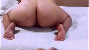 curly big ass latina redhead masturbates spreading solo