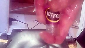 Watch This Ass Swallow a Massive Bottle Deep Inside