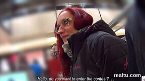 Gorgeous Czech Teased in Mall, Clothes Ripped, POV Pounded Hard