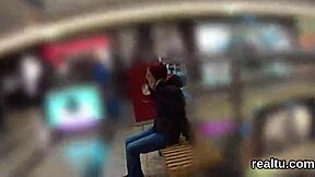 Gorgeous Czech Teased in Mall, Clothes Ripped, POV Pounded Hard