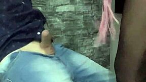 i dominate my pantyhose heels boot friend stepping on his small cock for that creampie payoff... worth it?