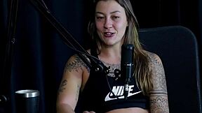 i watched this naughty interview with damiana flower and granny moai full of slutty fun on sheer red lingerie