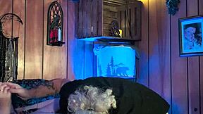 Mature Milf in Pantyhose Gets Intense Pussy Licking Orgasm Massage