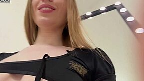 aww sweet bj turns crazy with wild orgasm on huge dildo spit and shake