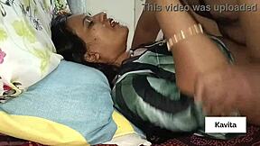 Desi Kavita bhabhi rides small cock missionary style