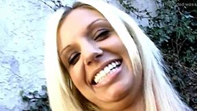 damn i got busted by horny blonde with huge pierced nipples craving blowjob