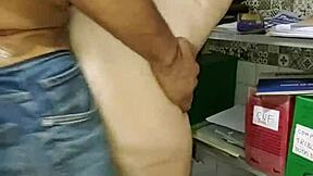 Young Secretary Tempted by Boss's Monster Cock After Hours