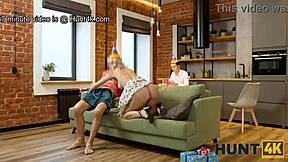 boyfriend profits big as girlfriend fucks rough for cash hunt4k