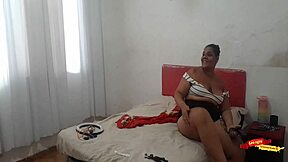 Convinced fat latina friend for bareback anal in her big pussy