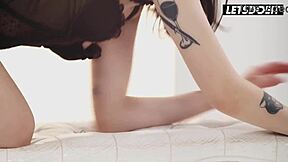 young babe tied up takes big dick deep from her lover!