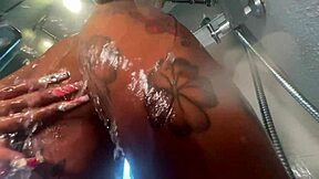 twerkin' my big wet ass slow in steamy shower babe