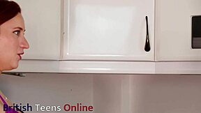 two redhead lesbians discover a fucking machine that drives them to explosive squirting orgasms together