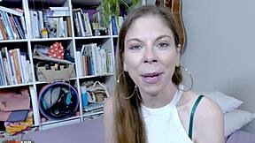 Alice Mazes extreme interview turns into deepthroat anal piss enema