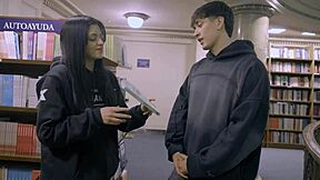 ever wonder how he'd fuck the librarian doggystyle with that monster cock?