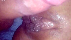 Teen amateur pussy drips wet from intense fingering