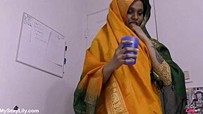 big tits indian stepmom dirty talks stepson fingering pussy creampie sex