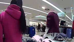Czech Cutie Seduced in Mall Leads to Intense POV Ride