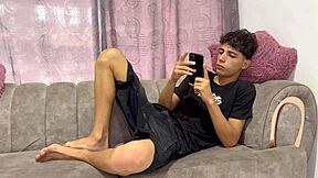 hermanastra trades phone for sneaky fun with stepsis deal