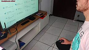 housewife seduces technician hard while husband stays away home alone?