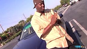 Trinity's pantyhose ass spreads wide for BBC pounding