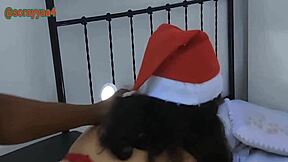 Christmas Massage Turns Into Chubby Latina Titjob