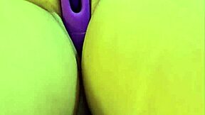 i get real orgasm as latina milf with cum dripping on my wet pussy lips