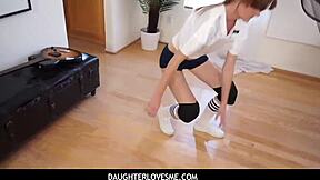 Tiny Stepdaughter Miley Cole Fucked Hard by Daddy in Taboo Fantasy