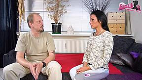 Echte German Skinny Tattoo Amateur Teen Casting Cum in Mouth Interview