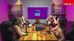 i watch morena suck her friend's wet shaved pussy with toy