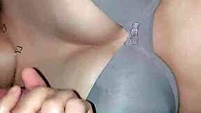 hope heaven's sloppy wet blowjob ends in explosive anal creampie cumshot