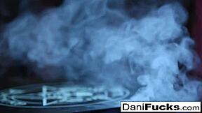 Hot Gothic Vampire Dani's Massive Tits and Solo Pussy Play Explode