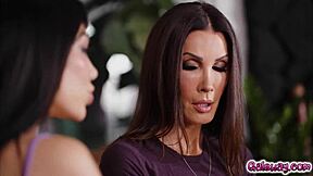 shay sights calls out puck's skimpy clothes but puck seduces her into anal sex and rimming