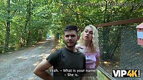 Tattooed Blonde Greta Foss Rides Hunter