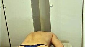 Big Butt Slave Bent Over in Panties Takes Daddy Doggy