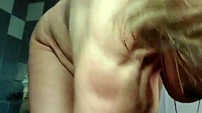granny stuffs dildo deep in her hairy wet slit